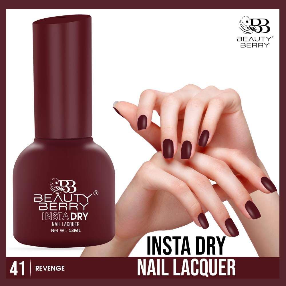 Beauty Berry Insta Dry Nail Lacquer (REVENGE-41)