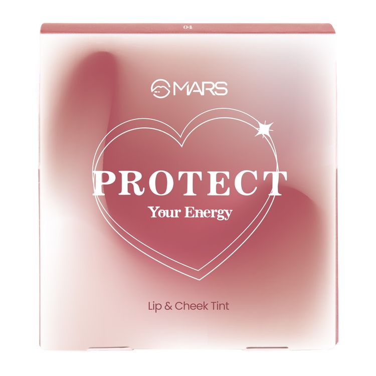 MARS Lip & Cheek Tint for Bold Pop Color (04-Ruby Red)