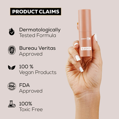 Insight professional Blusher  (01 Peachy Lush)