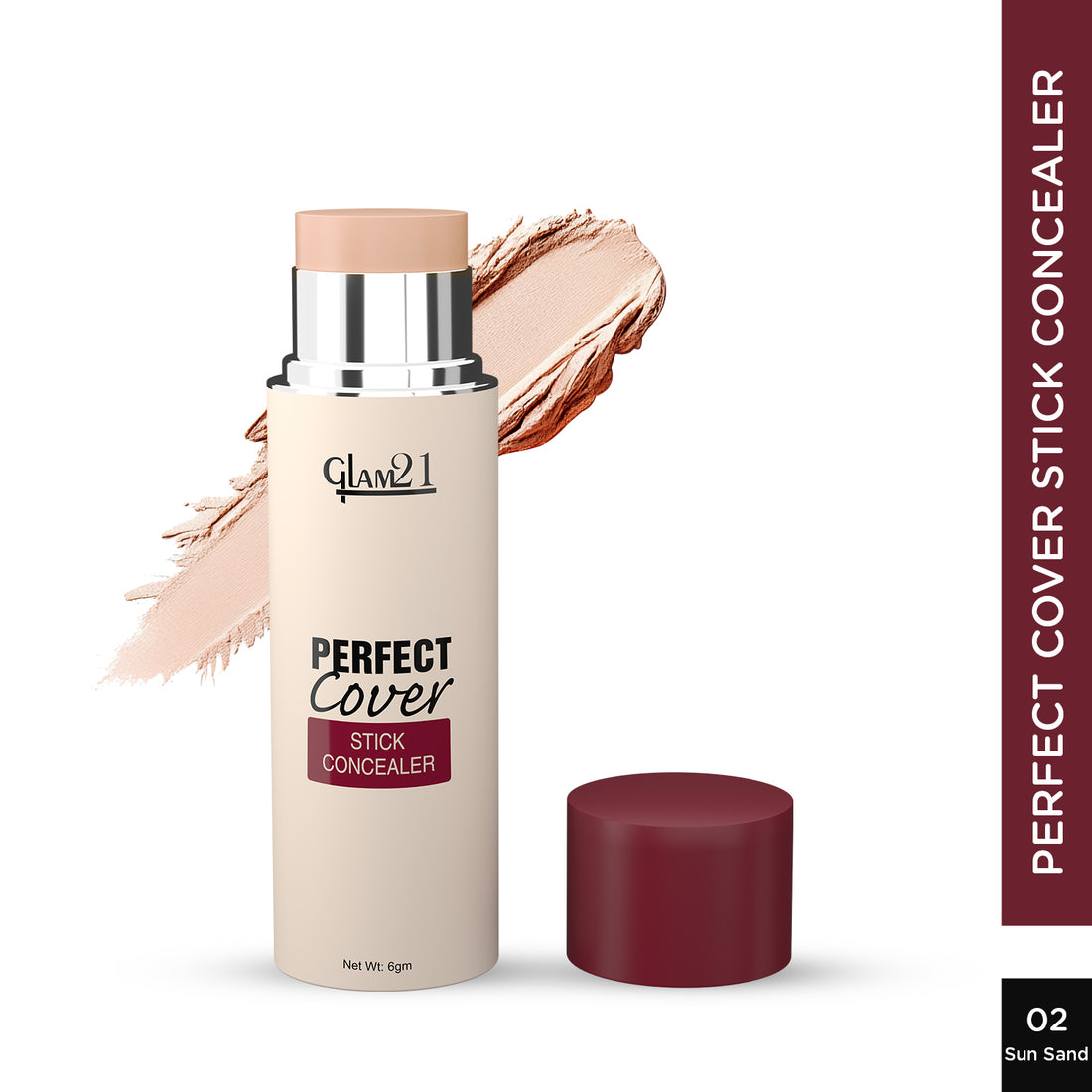 Glam21 Perfect Cover Stick Concealer (02Sun Sand)