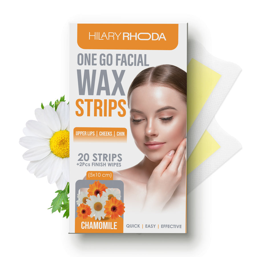 Hilary Rhoda One Go Facial Wax Strips 3 Chamomile