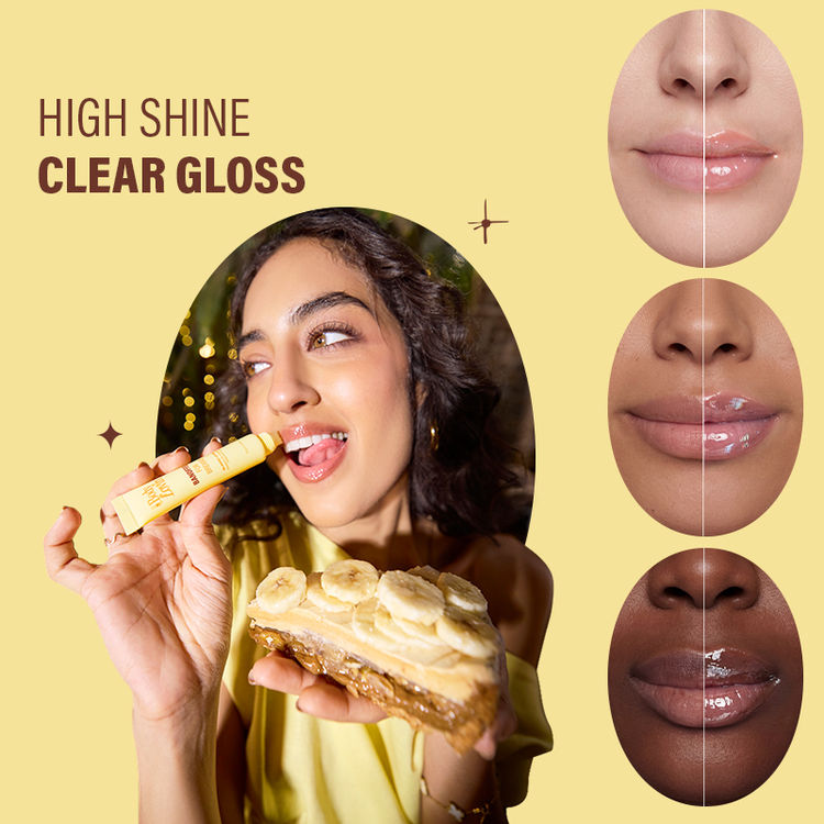 Plum BodyLovin' Banoffee For Brekkie Glassic Lip Balm - Clear Gloss
(10g)