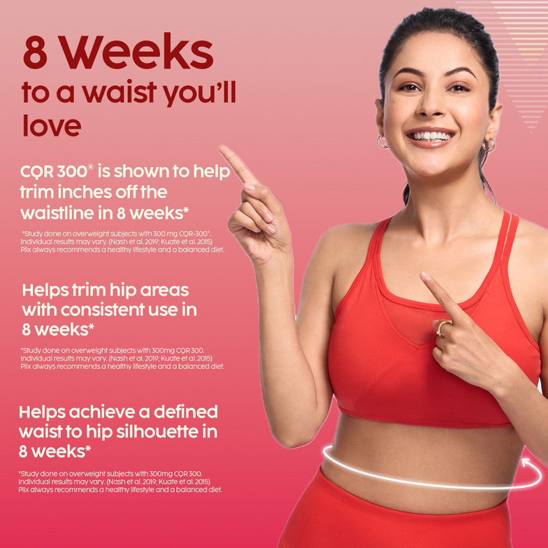 Plix ACV CQR Plus Effervescent for Fat Reduction & Weight Management (2 months)