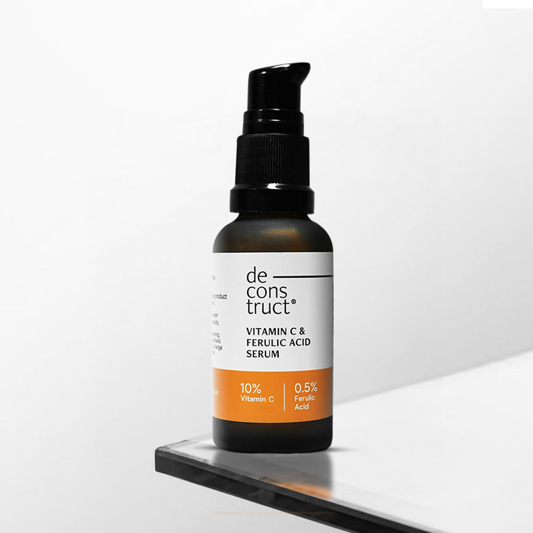 Deconstruct Vitamin C Serum For Face - 10% Vitamin C + 0.5 % Ferulic Acid 30ml