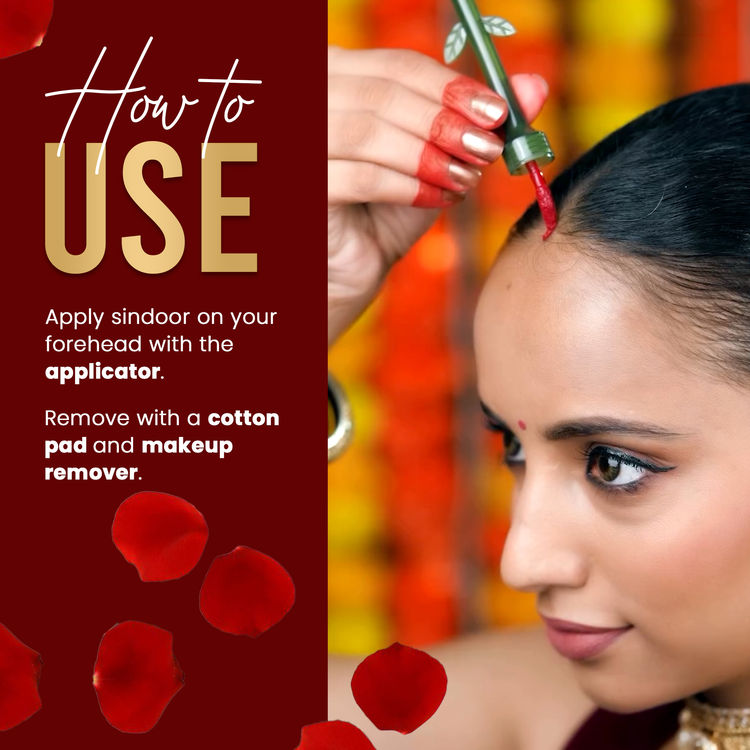 Shryoan Rose Liquid Sindoor - Long Lasting, Smudge Proof & Waterproof (Red)
(6ml)