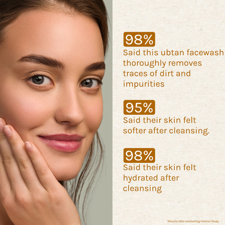 Lotus Herbals Radiance Boost Ubtan Face Wash (100gm)