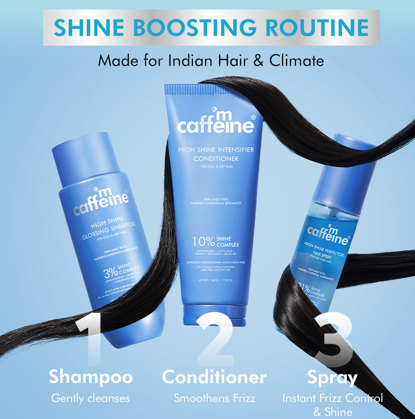 Mcaffeine High Shine Glossy Hair Shampoo 3% Shine Complex