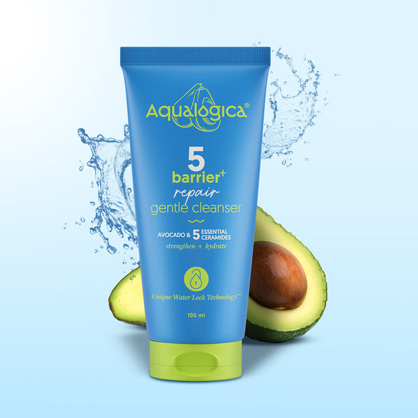 Aqualogica 5 Barrier+ Repair Gentle Cleanser with Avocado & 5 Essential Ceramides - 100 ml