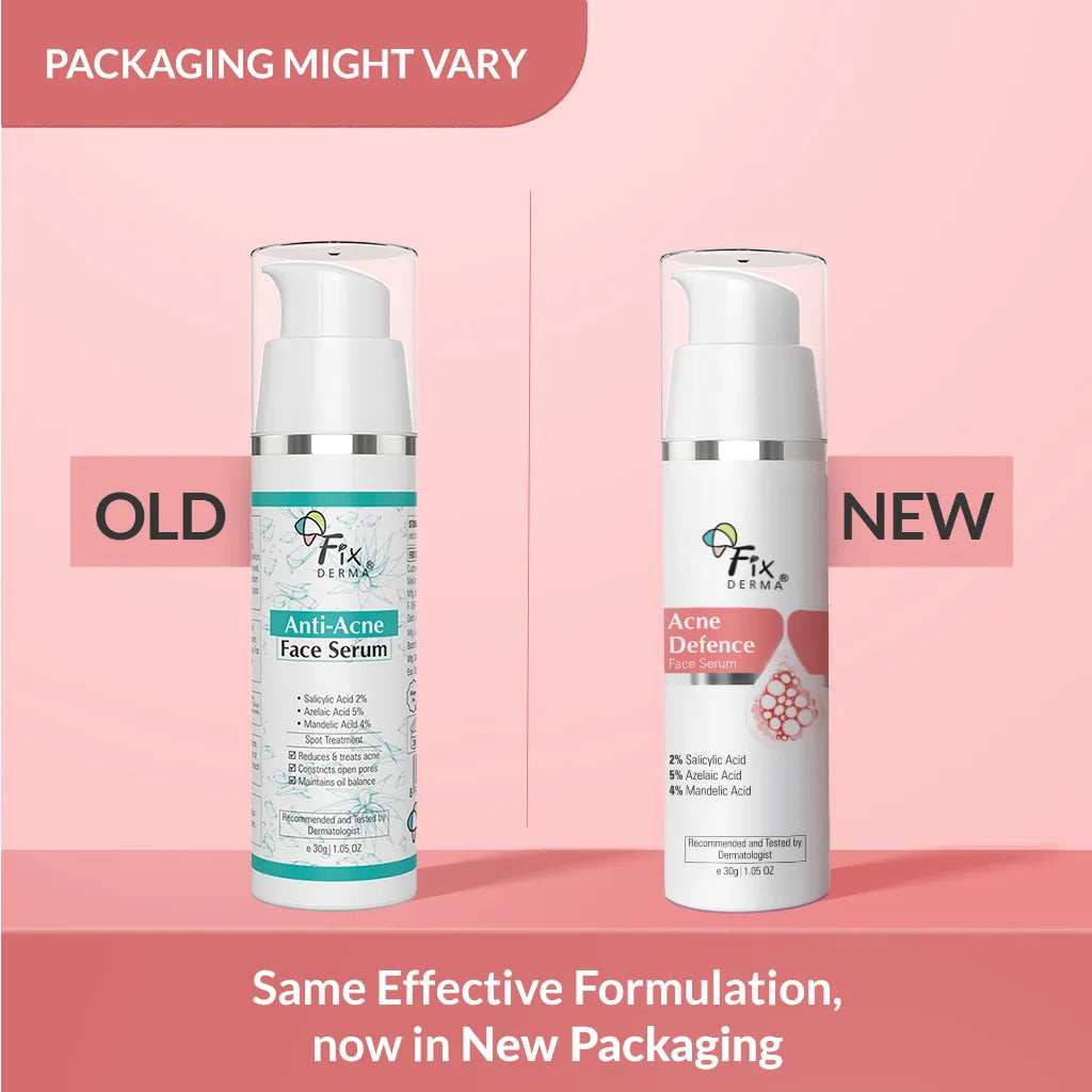 Fixderma Acne Defence Face Serum | Powered with 2% Salicylic Acid for Acne Free Skin