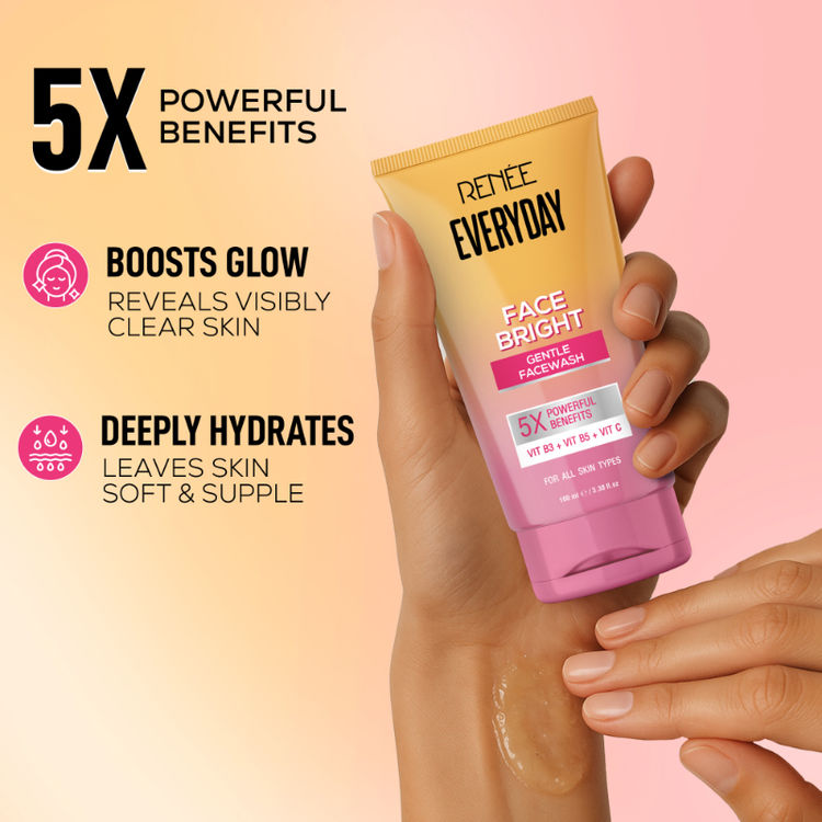 Renee Everyday Face Bright Gentle Facewash (100ml)