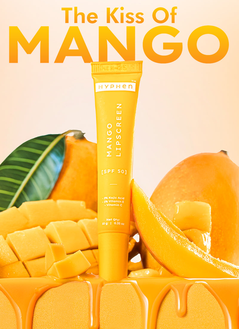 Hyphen Mango lip screen spf 50 pa++++ with 2% kojic acid