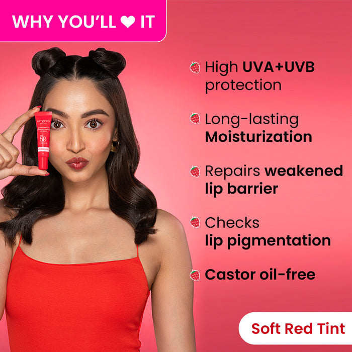Dot & Key Dot & Key Ceramide + Peptide Lip Balm SPF 50 PA+++ (03Red Romance)