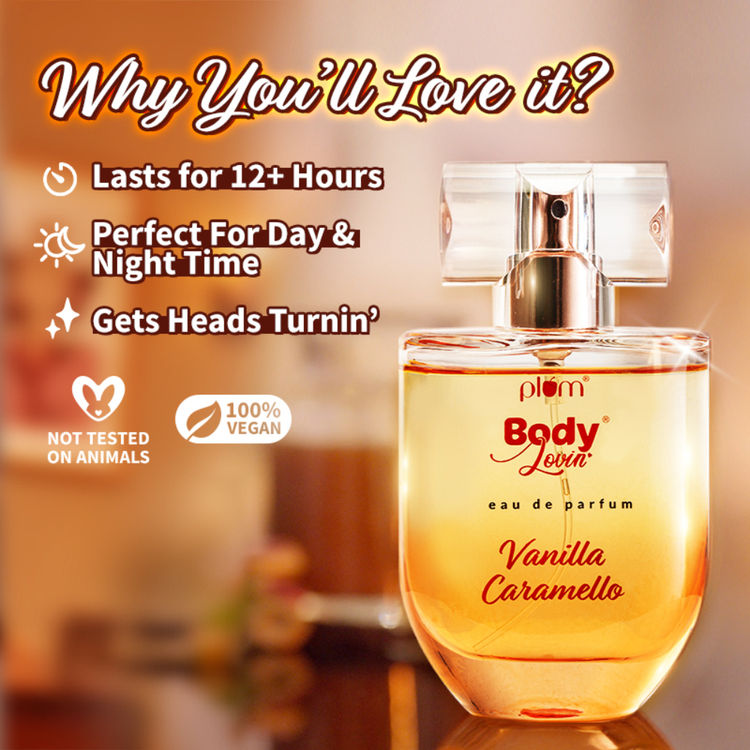 Plum Bodylovin' Vanilla Caramello Eau De Parfum
(50ml)