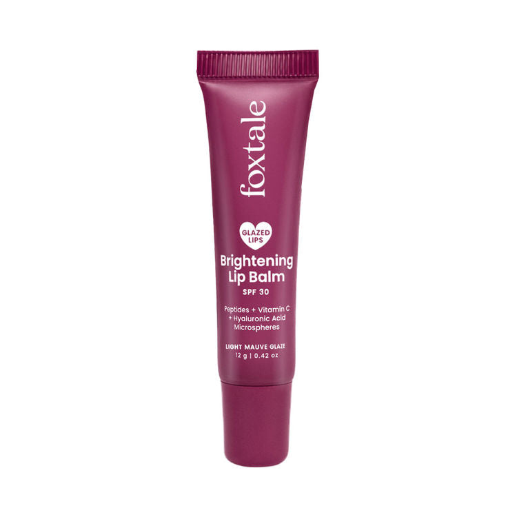 Foxtale Brightening Lip Balm With Peptides, Vitamin C & Hyaluronic Acid - Light Mauve Glaze
(12g)