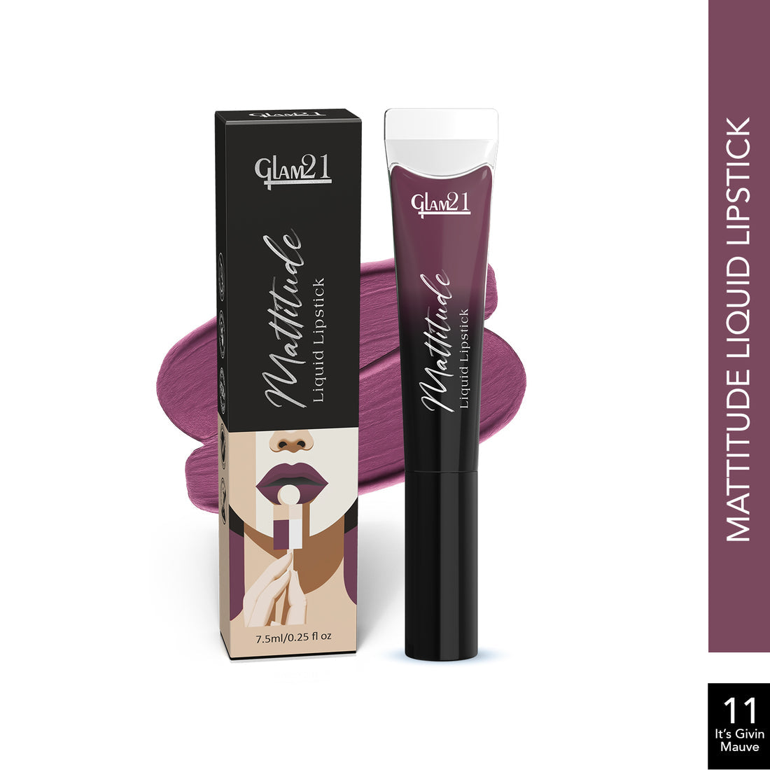 Glam21 Mattitude Lipstick (11Its Givin Mauve)