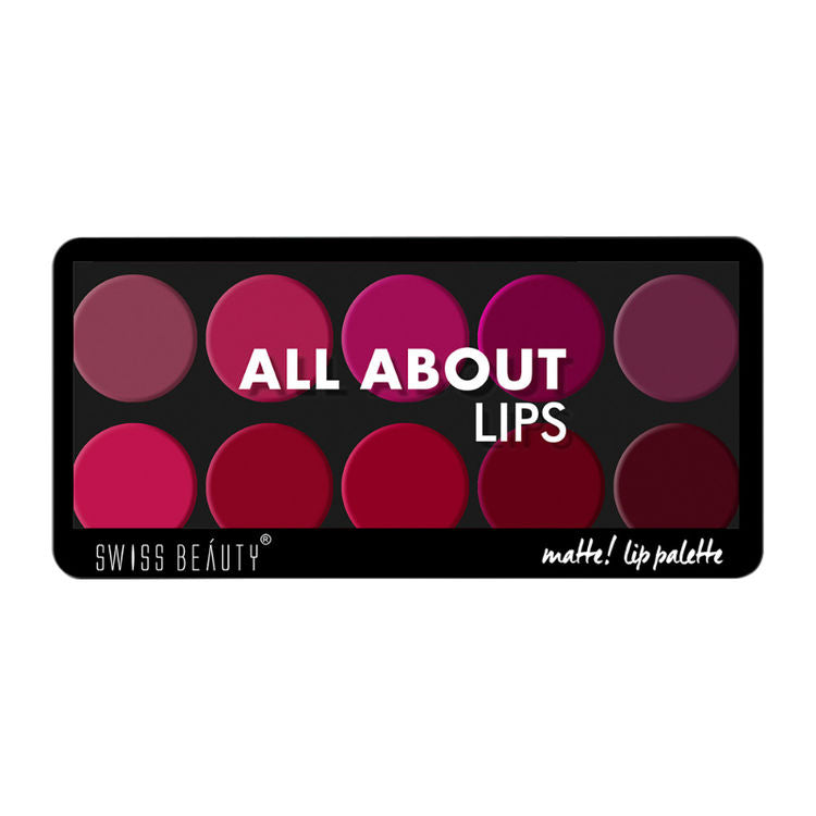 Swiss Beauty All About Lip Palette - Colors 02