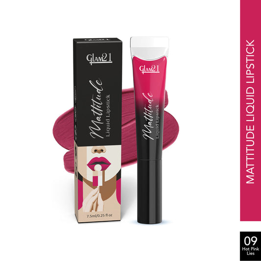 Glam21 Mattitude Lipstick (09Hot Pink Lies)