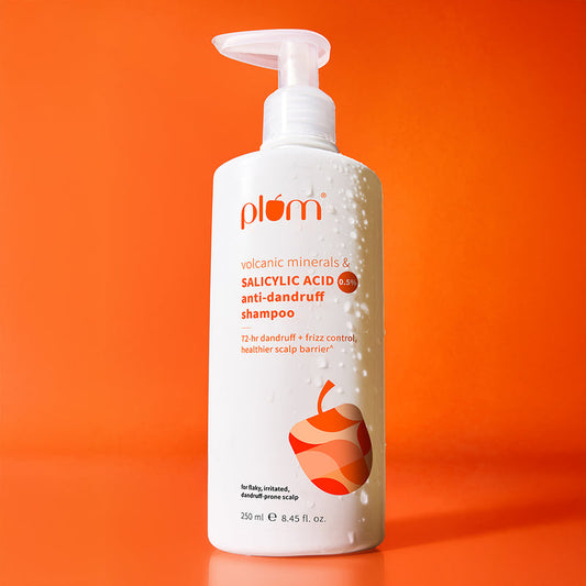 Plum Anti-Dandruff Shampoo with Volcanic Minerals & 0.5% Salicylic Acid (250ml)