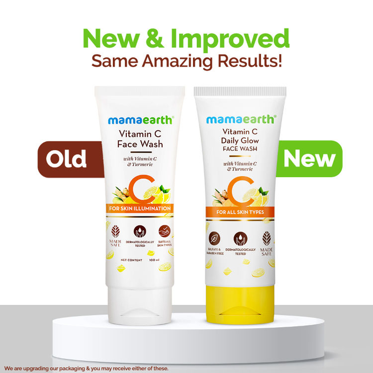 Mamaearth Vitamin C Face Wash with Vitamin C and Turmeric for Skin Illumination (100ml)