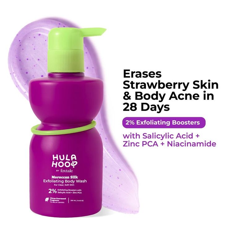 Foxtale Hula Hoop Exfoliating Body Wash (250ml)