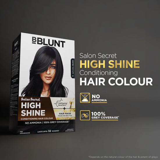 BBLUNT High Shine Conditioning Hair Colour - Natural Black (Shade 1)