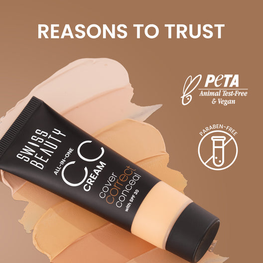 Swiss Beauty All-In-One CC Cream (04 Light Beige)