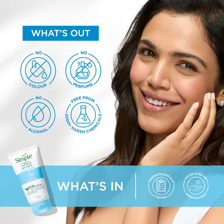 SimpleWater Boost Hydrating Gel Creme 100 HR Hydration (50 g)