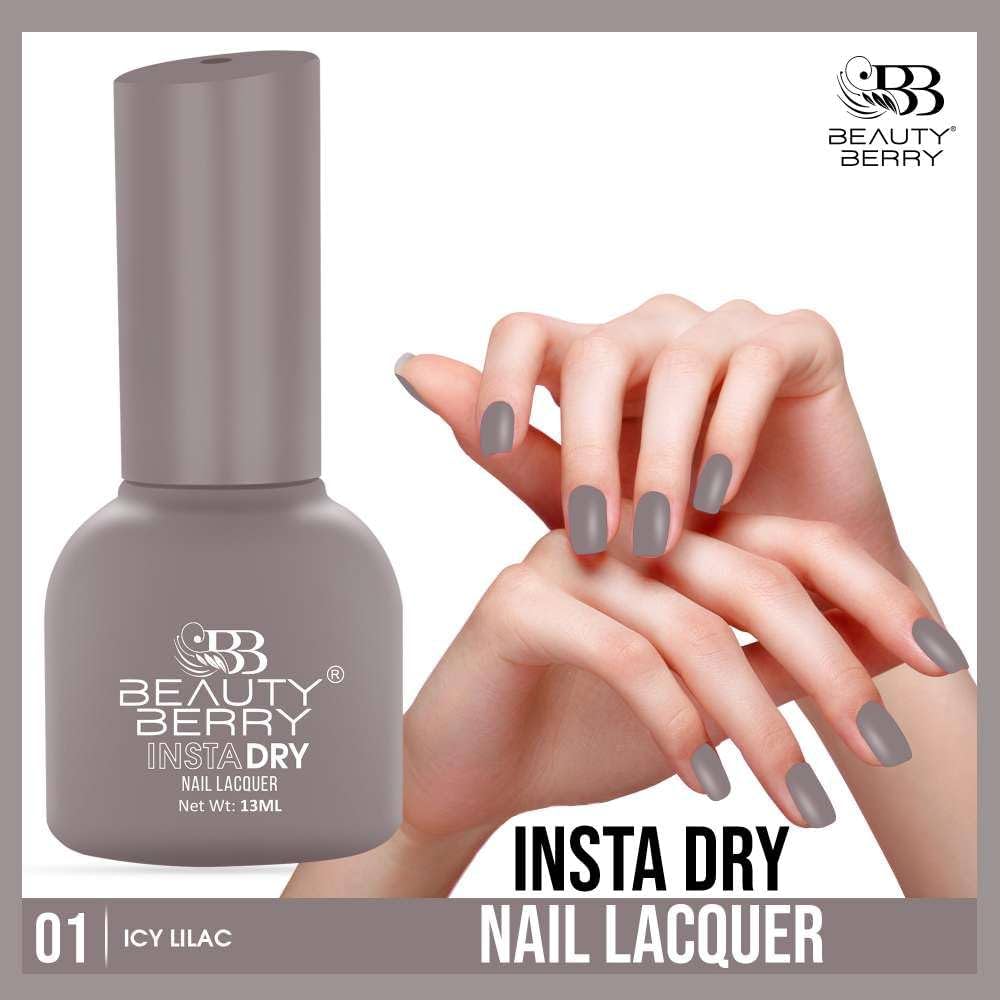Beauty Berry Insta Dry Nail Lacquer (ICY LILAC-01)