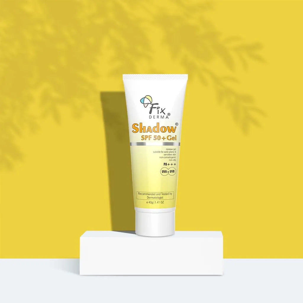 Fixderma Shadow SPF 50+ Gel Sunscreen | Perfect for all-season sun protection with SPF 50+ (75g)