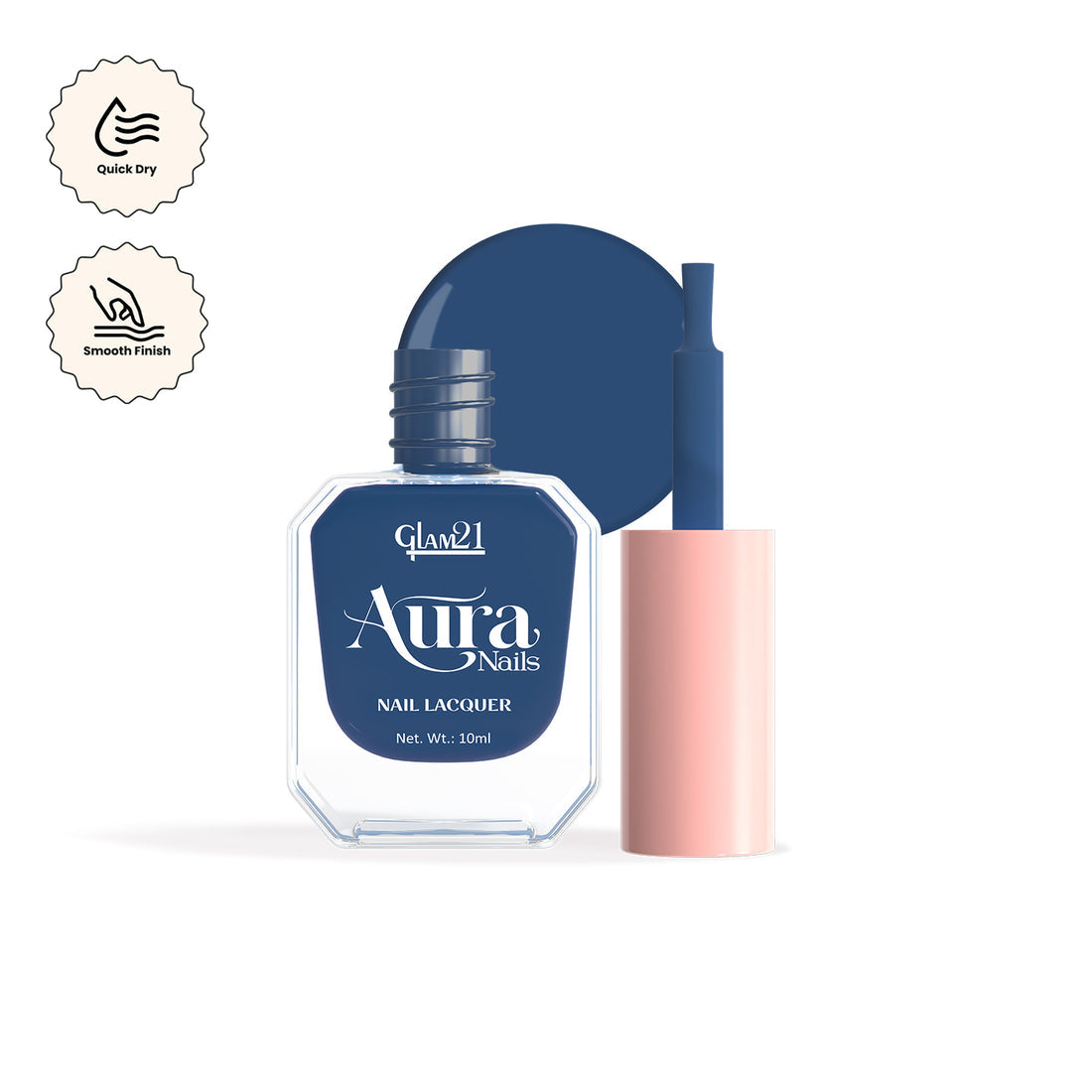 Glam21 Aura - Nail Lacquer (45Blueberry Blink)