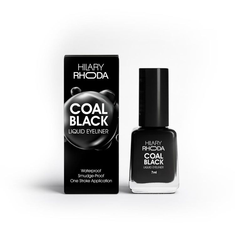 Hilary Rhoda Coal Black Liquid Eyeliner (7ml)