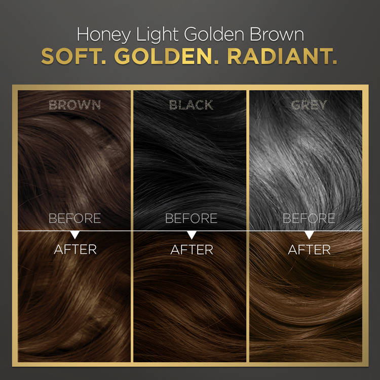 BBlunt Salon Secret High Shine Conditioning Hair Colour - Honey Light Golden Brown (130g)