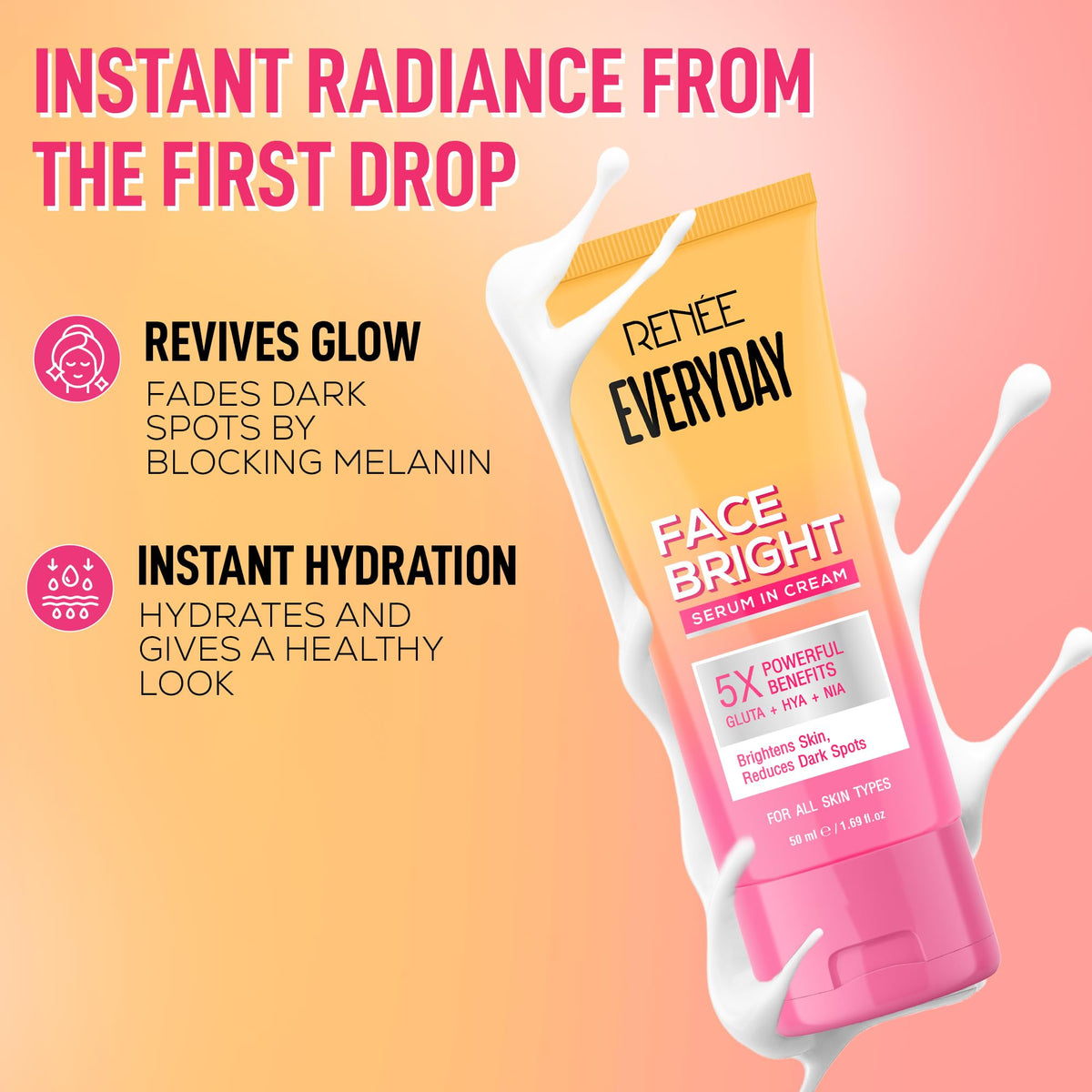 RENEE Everyday Face Bright Serum In Cream Pack of 2