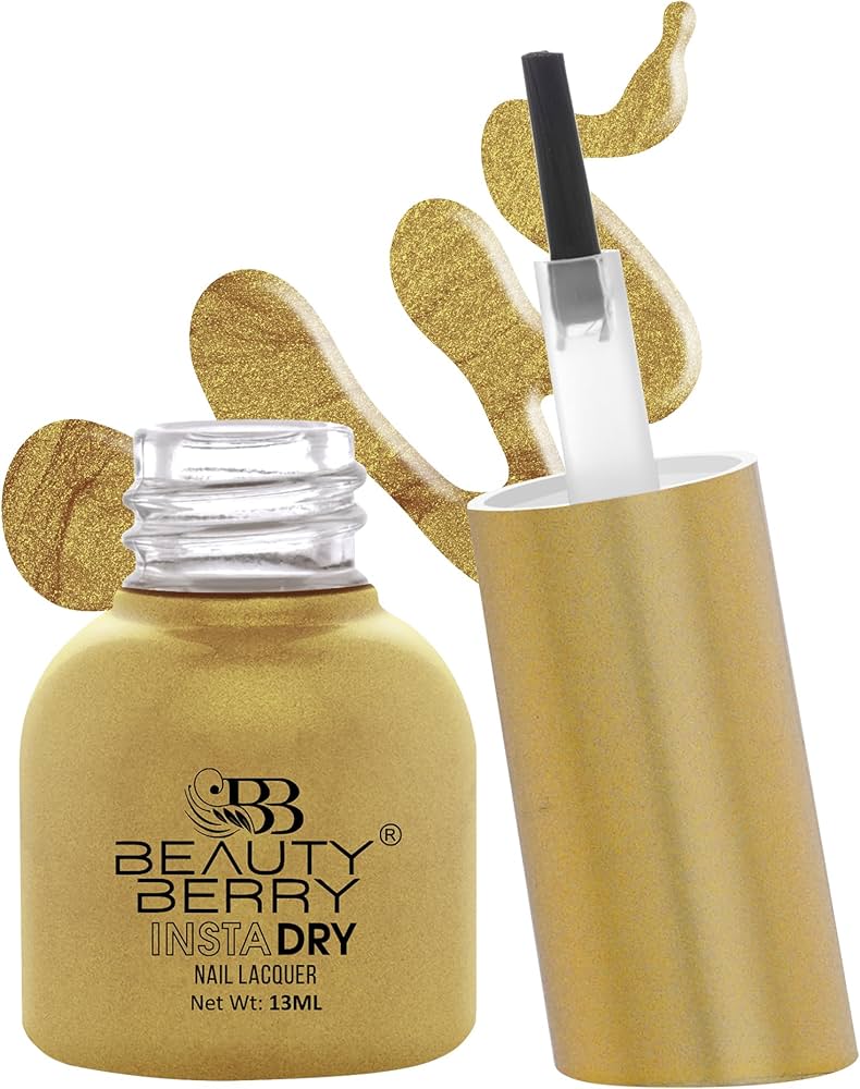 Beauty Berry Insta Dry Nail Lacquer (GOLDEN CRUSH-71)