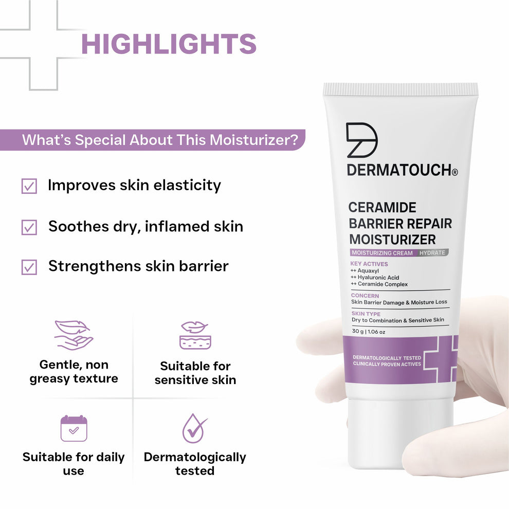 Dermatouch Ceramide Barrier Repair Moisturizer for Barrier Repair & Hydration