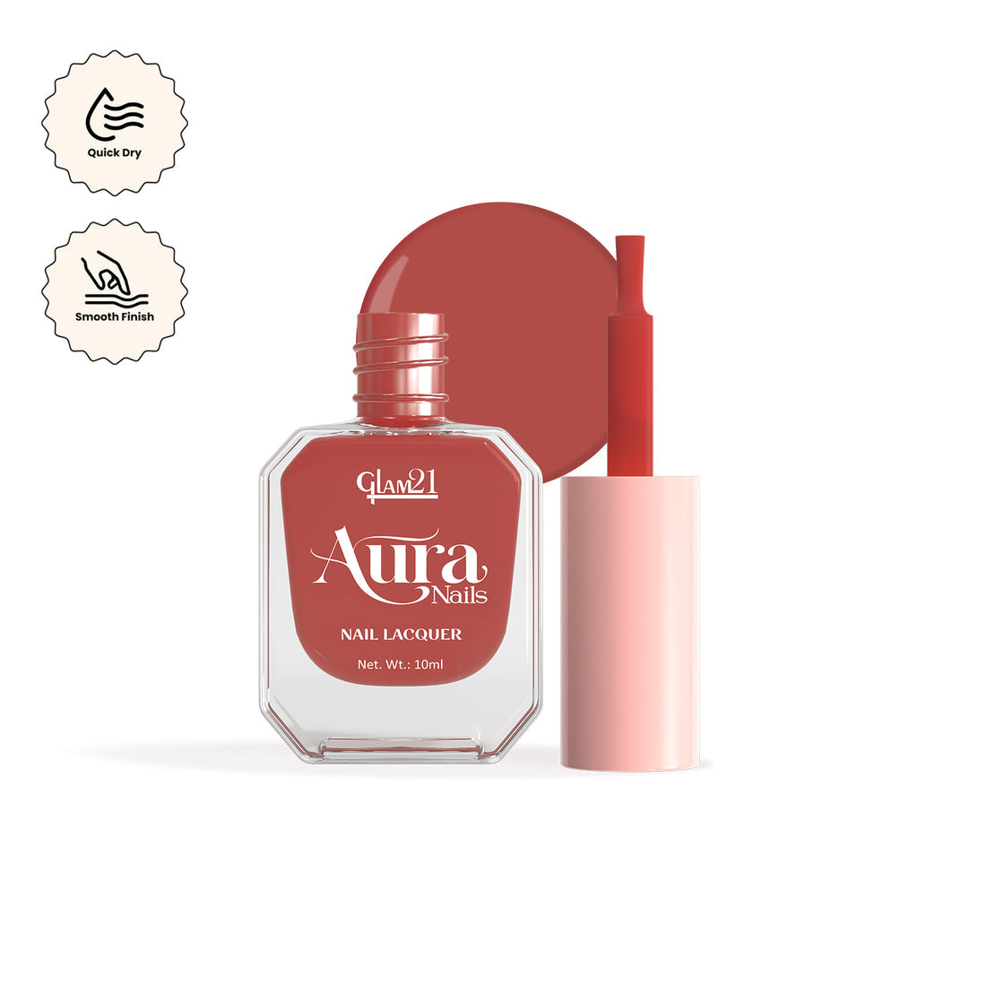 Glam21 Aura - Nail Lacquer  (27Almond Frost)