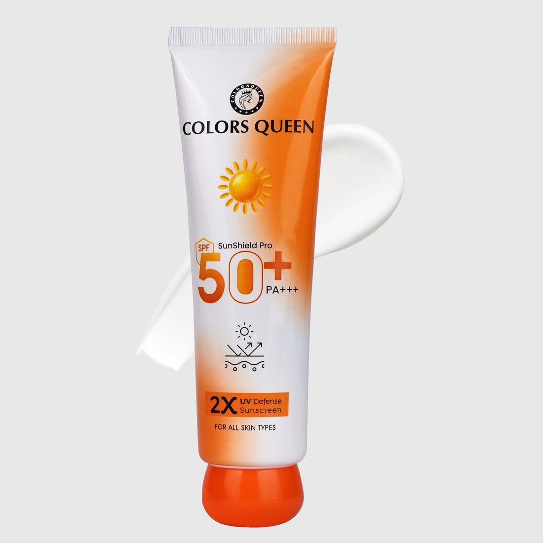 Colors Queen Sunshield Pro Sunscreen - Lightweight SPF 50 Sun Protection