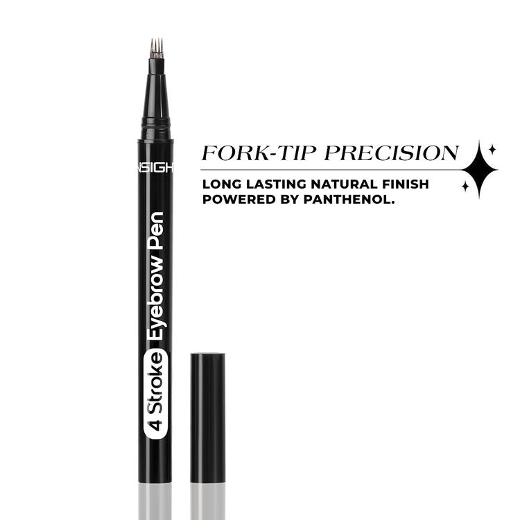 Insight Cosmetics
4 Stroke Eyebrow Pen - Black
(1g)