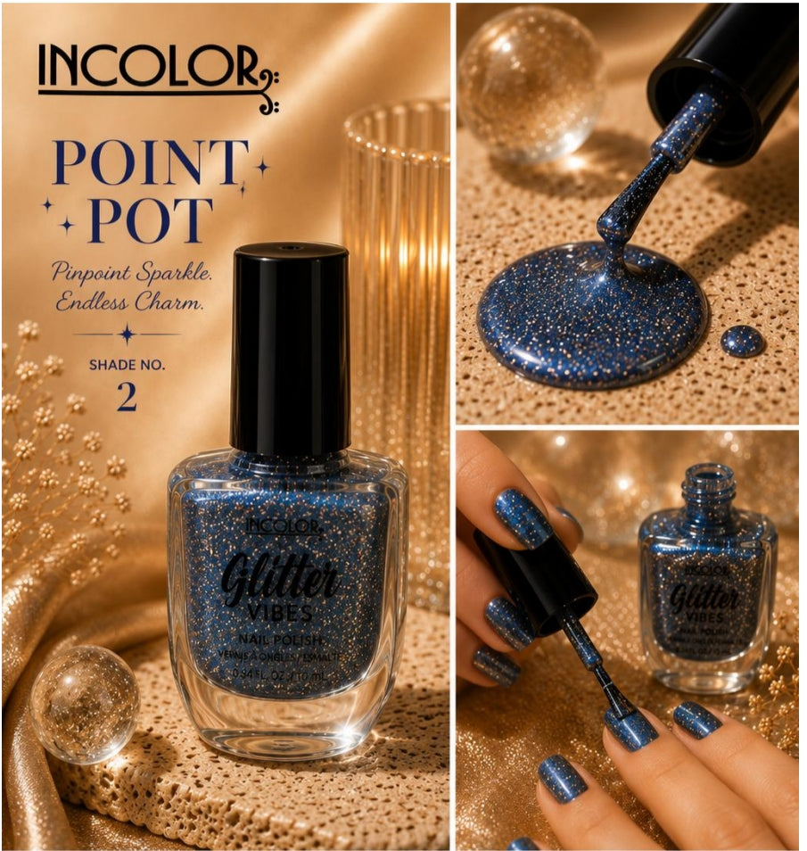 Incolor Glitter Vibes Nail Paints/ 02