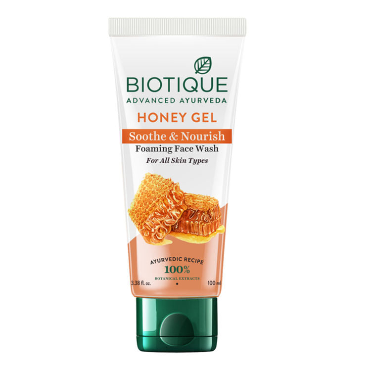 Biotique Honey Gel Soothe & Nourish Foaming Face Wash
(100ml)