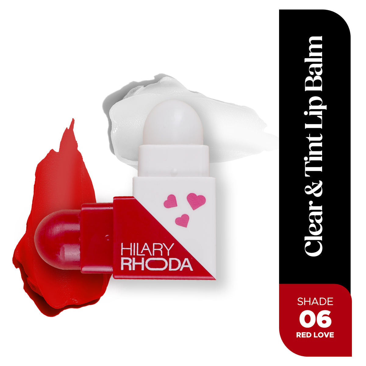 Hilary Rhoda Clear & Tint Lip Balm (Red Love 06)