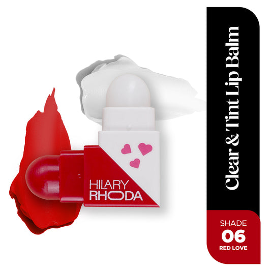 Hilary Rhoda Clear & Tint Lip Balm (Red Love 06)