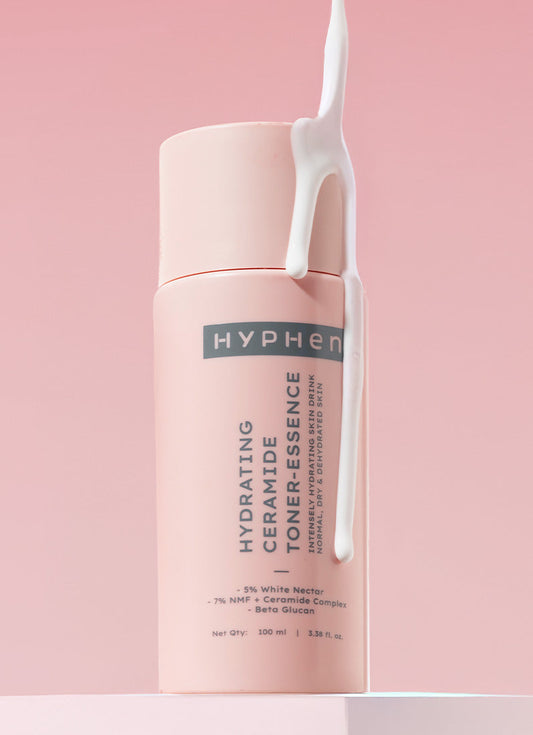 Hyphen Ceramides milky toner essence with 5% rice water blend - 100 ml