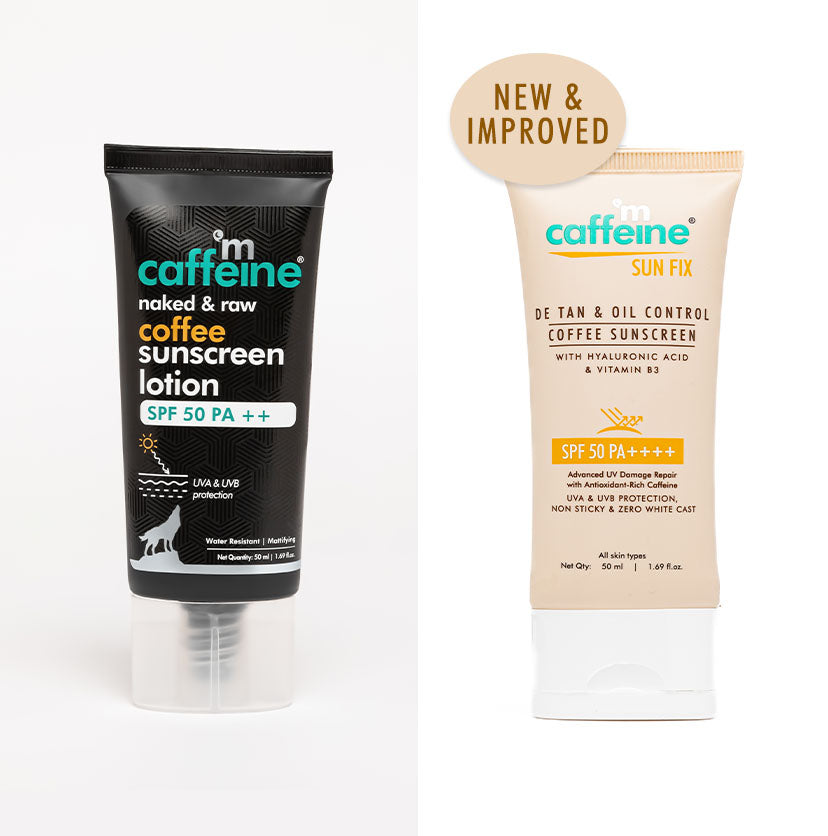 Mcaffeine Detan & Oil Control Coffee Sunscreen SPF 50 PA++++ 50 ml