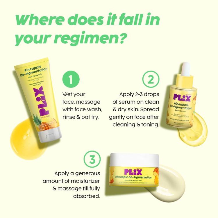 Plix 5% Pineapple Foaming Facewash For Depigmentation, For Skin Brightening & Even Toned Complexion
(100ml)