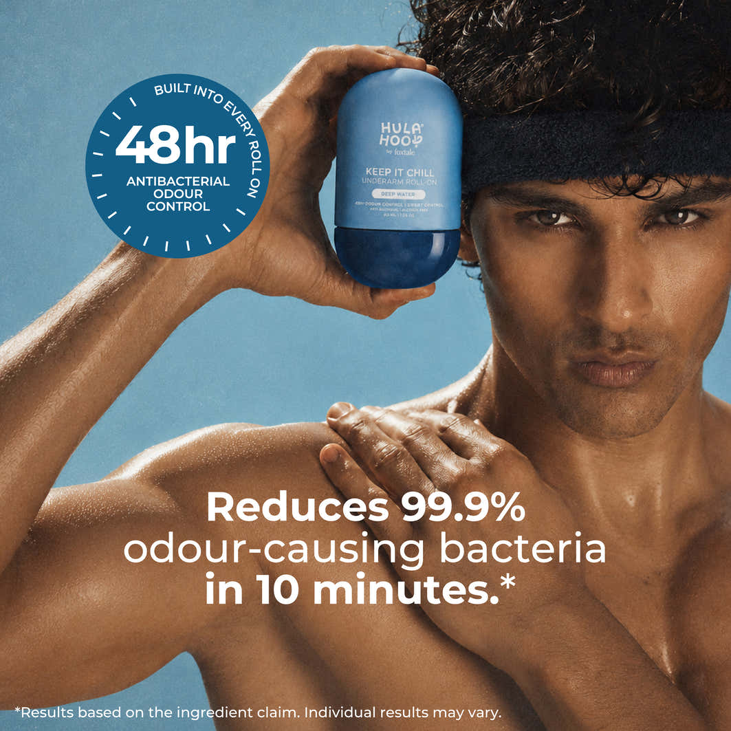 Hula Hoop Men’s Roll-On Deodorant for Sweat & Odour Control