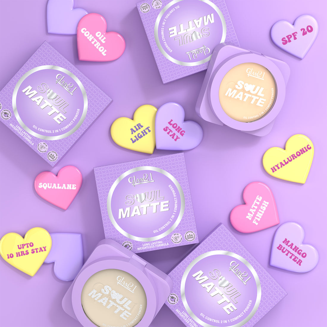 Glam21 Soul Matte Compact (04Soft Vanilla)