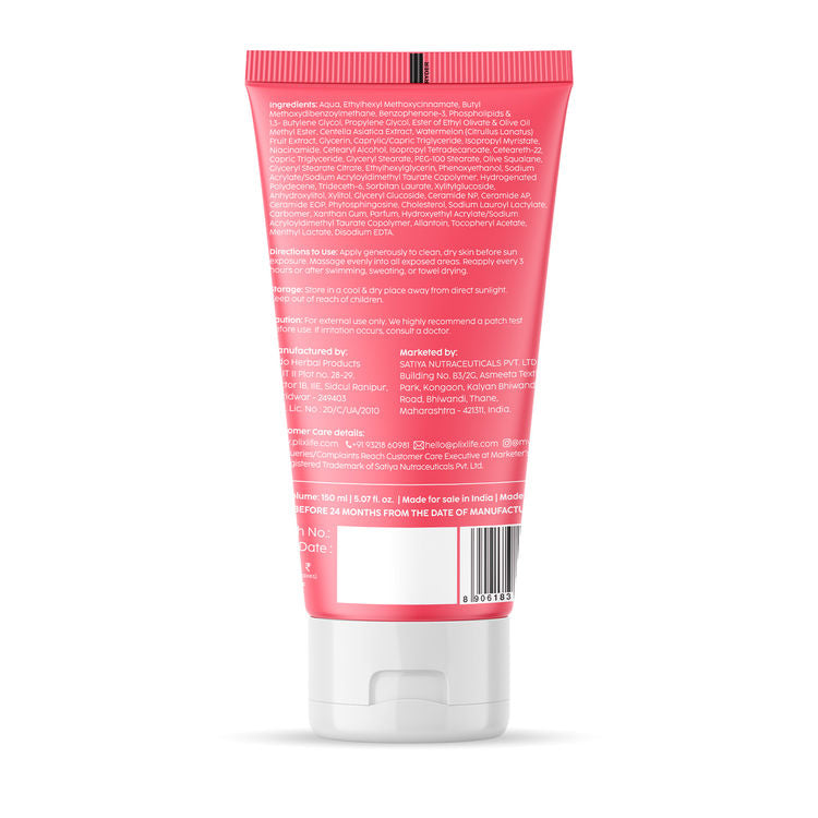 Plix Watermelon Hydra-Cool Sunscreen Body Lotion
(150ml)