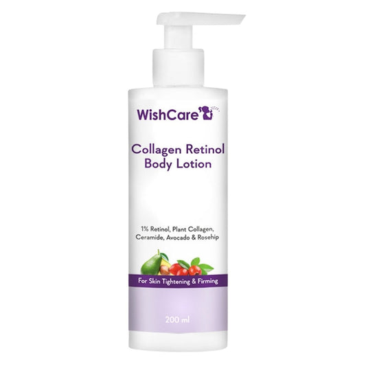 Wishcare Collagen 1% Retinol Body Lotion
Tightens and Firms Body Skin | 200ml