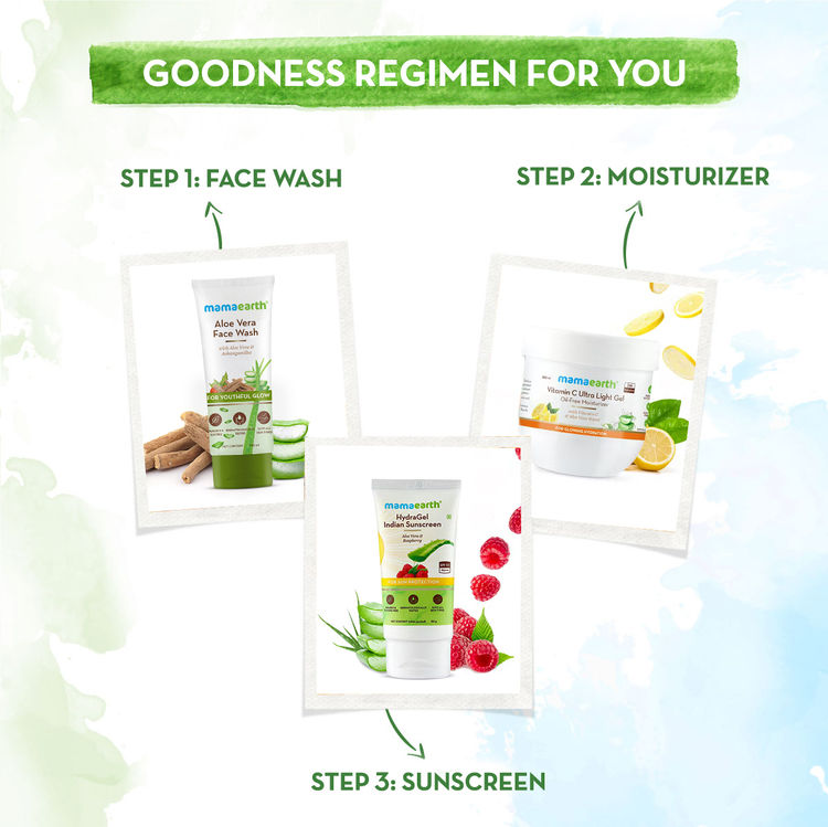 Mamaearth Aloe Vera Face Wash With Aloe Vera & Ashwagandha For A Youthful Glow (100ml)